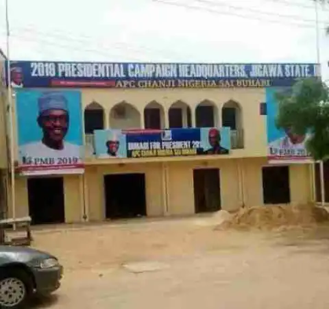 Buhari's 2019 Presidential Campaign Headquarter Spotted In Jigawa State (Photo)